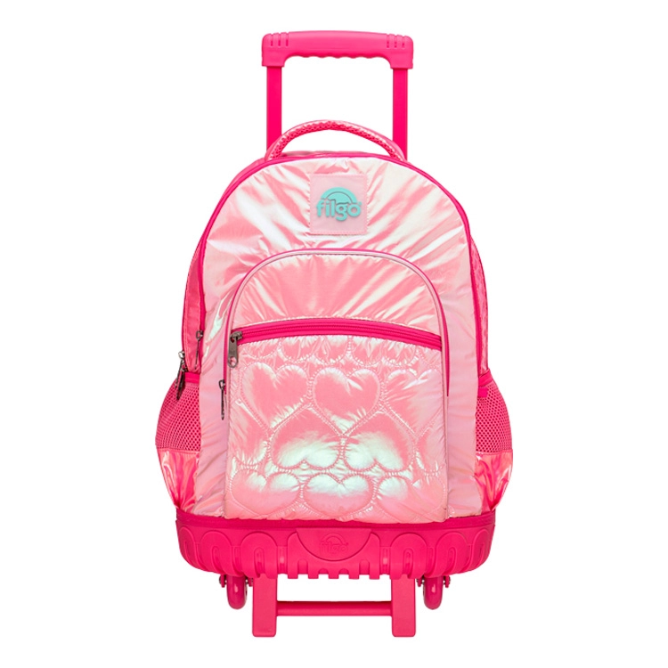 Mochila Escolar Filgo 2026 Keiway Reload 18" Quilted Con Carro Art.MO26-TKWAYR-020